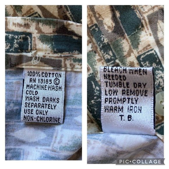 Mario Ferrari Mens Casual Short Sleeve Shirt Large Hawaiian Button-Up Adult - Picture 12 of 12